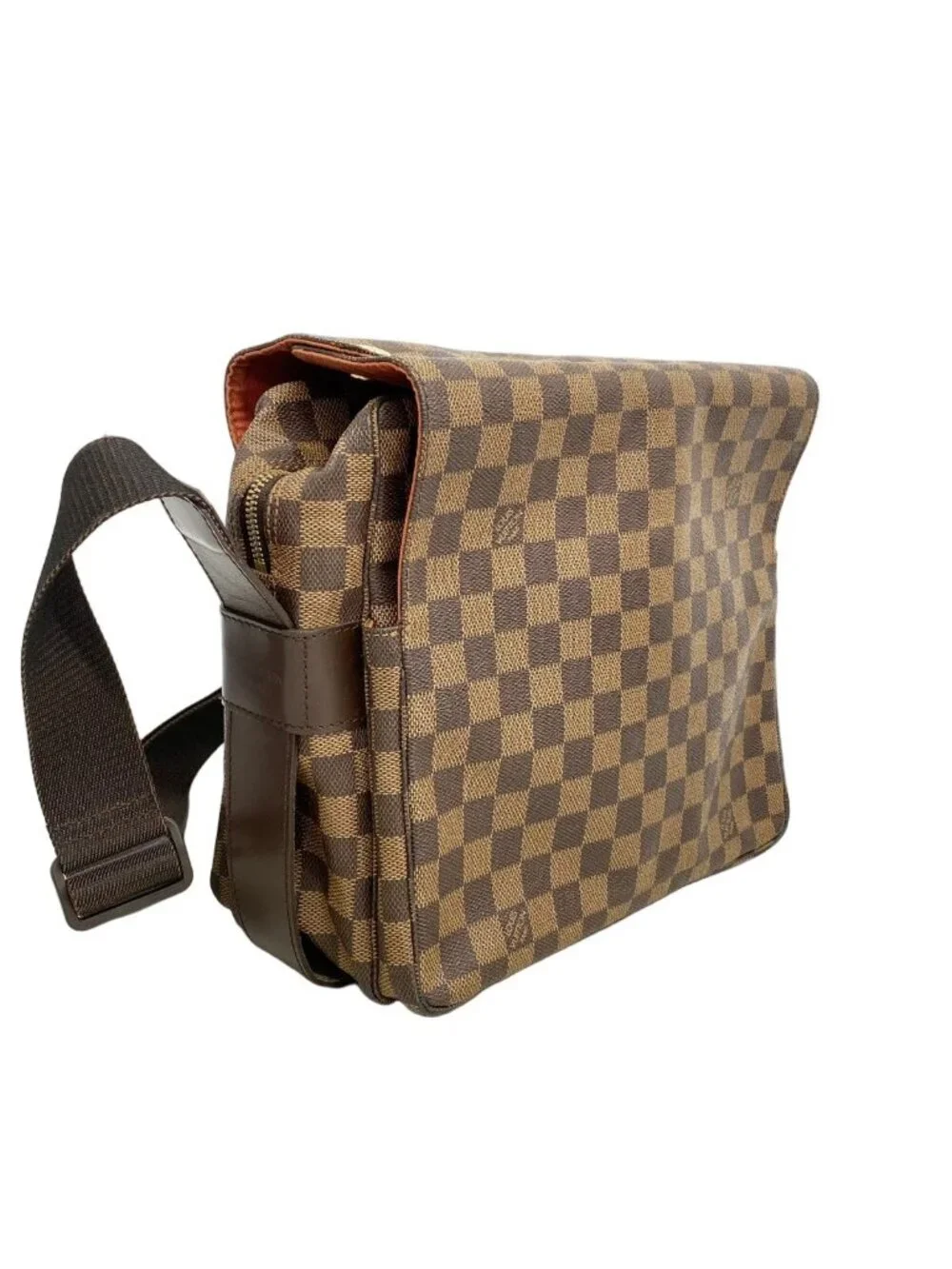 Louis Vuitton Shoulder Bag Damier Naviglio Ebene